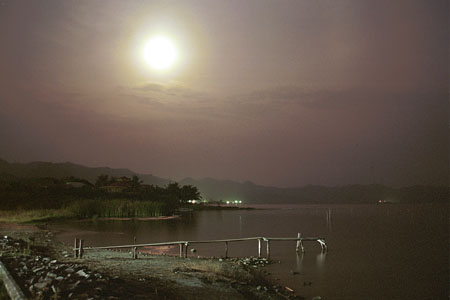 Moonlight on Lake Bosumtwi